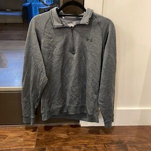large under armour gray sweater. gently used
